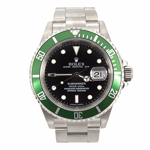 Rolex Stainless Steel GMT Master II "Kermit"