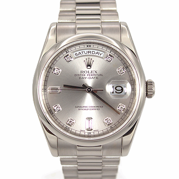 Rolex White Gold Day-Date 36
