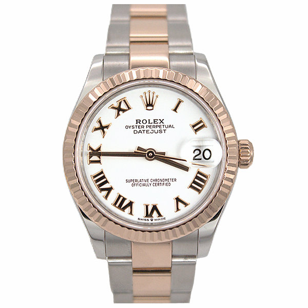 Rolex Two-Tone Stainless & Rose Gold Midsize Datejust