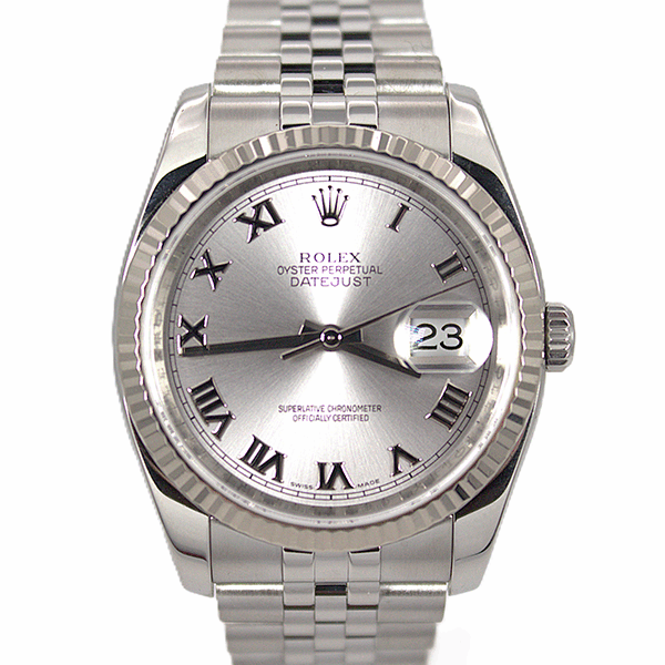Rolex Stainless & White Gold Datejust 36