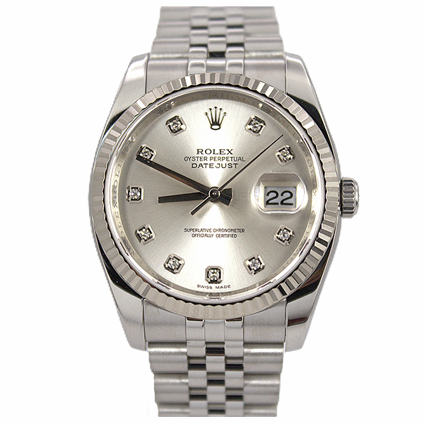 Rolex Stainless & White Gold Datejust 36