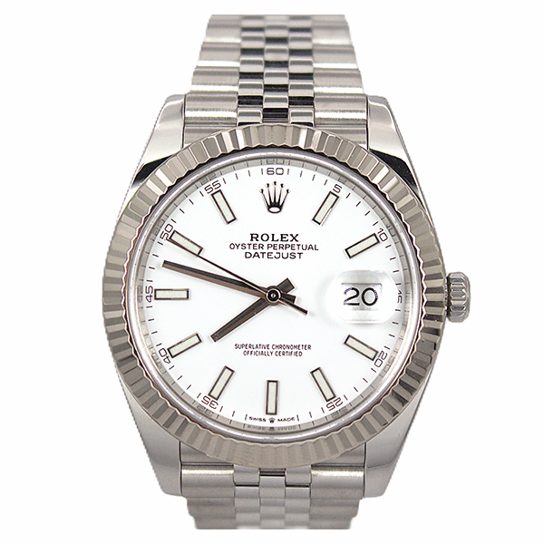 Rolex Steel & White Gold Datejust 41