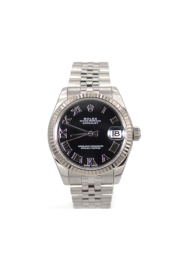 Rolex Steel & White Gold Mid-Size Datejust
