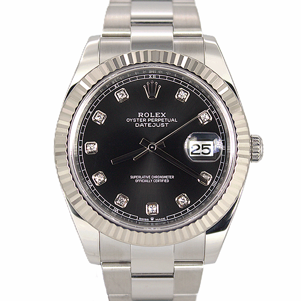 Rolex Steel & White Gold Datejust 41