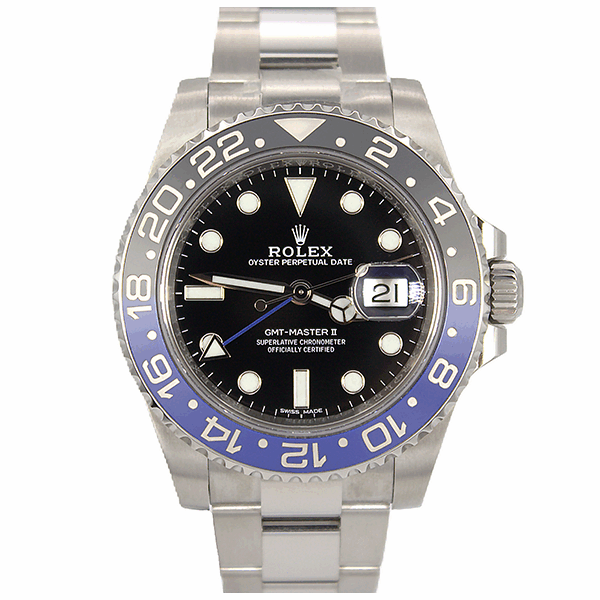 Rolex Stainless Steel GMT II "Batman"