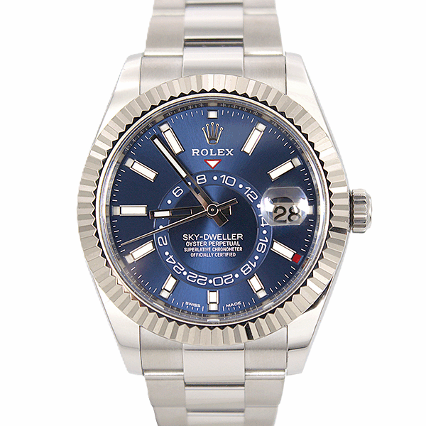 Rolex Steel & White Gold Sky-Dweller