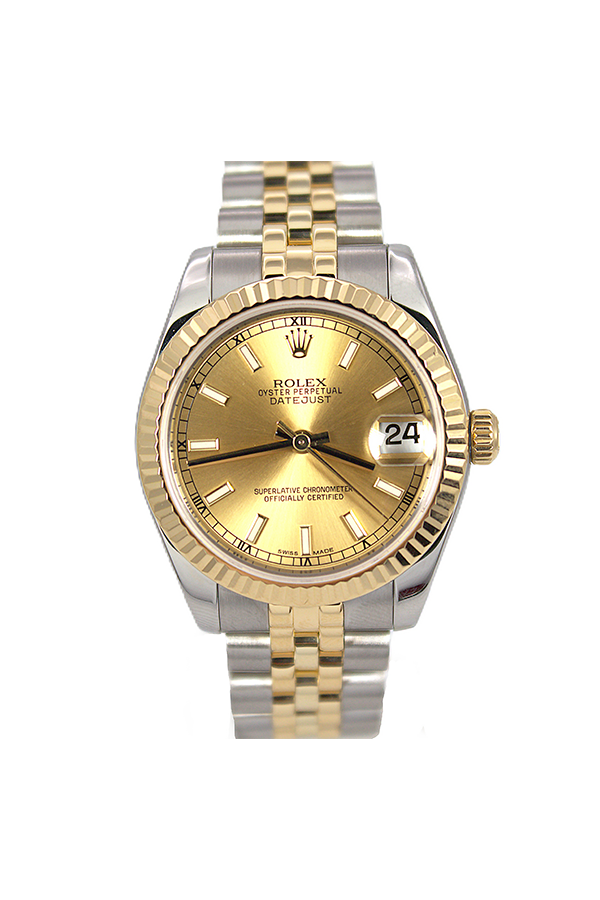 Rolex Two-Tone Midsize Datejust
