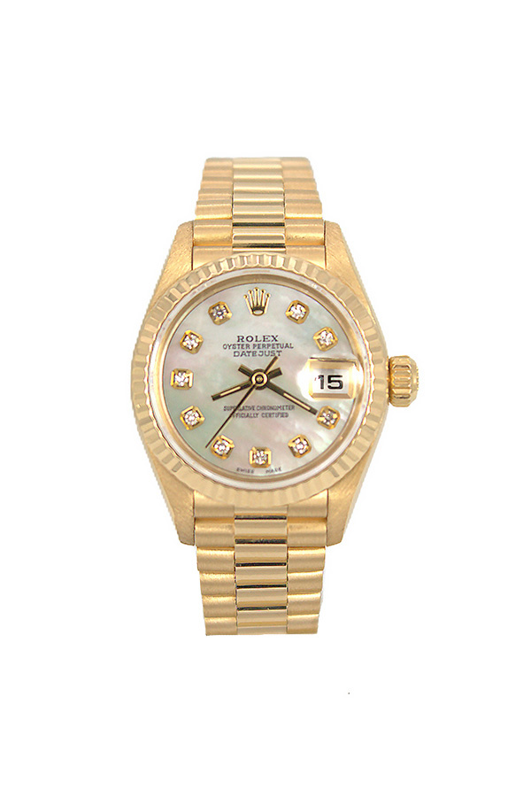 Rolex Yellow Gold Ladies Datejust