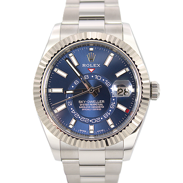 Rolex Steel & White Gold Sky-Dweller