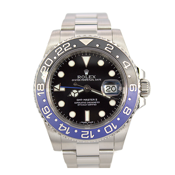 Rolex Stainless Steel GMT Master II "Batman"