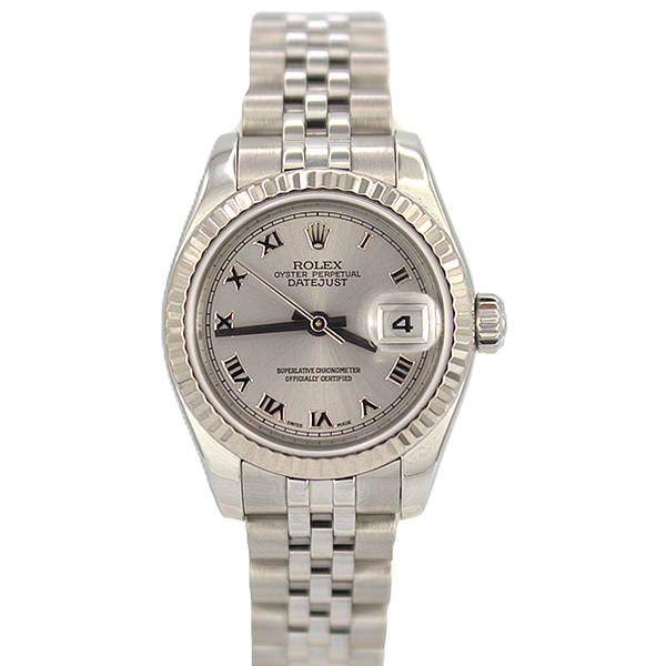 Rolex Stainless Steel & White Gold Lady Datejust