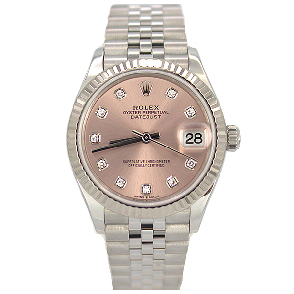 Rolex Steel & White Gold Midsize Datejust