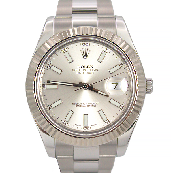 Rolex Steel & White Gold Datejust II