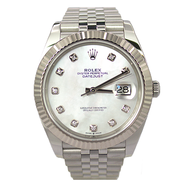 Rolex Steel & White Gold Datejust 41