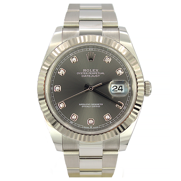 Rolex Steel & White Gold Datejust 41