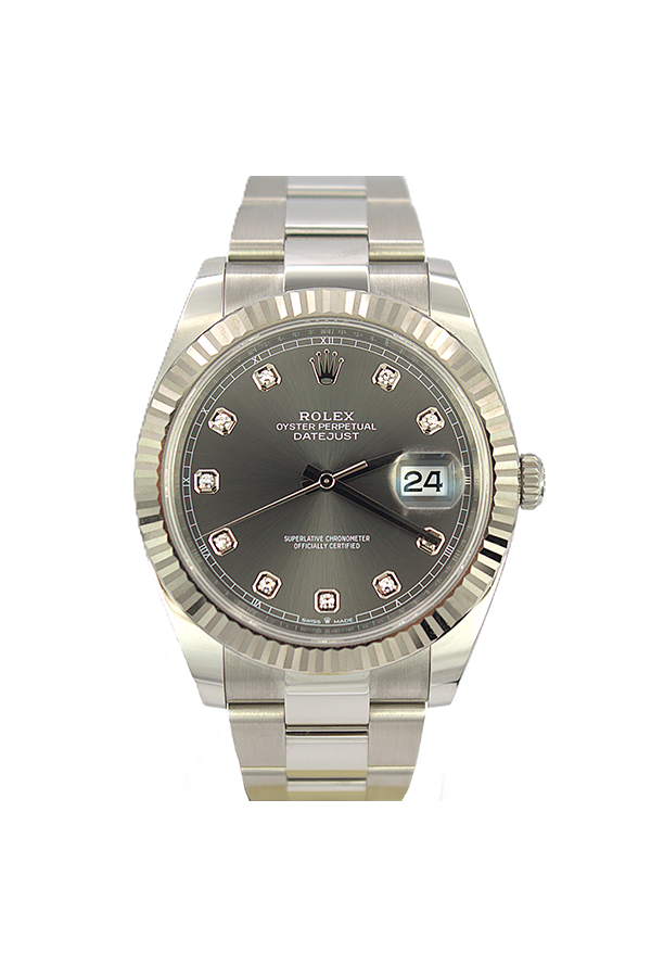 Rolex Steel & White Gold Datejust 41