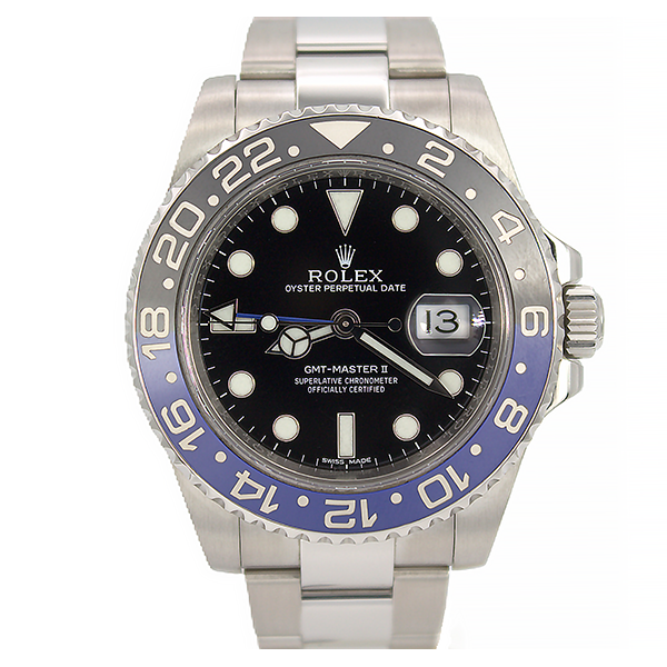 Rolex Stainless Steel GMT Master II "Batman"