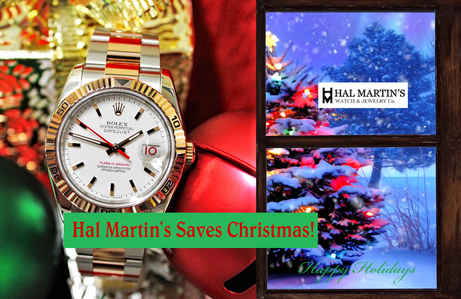 HAL MARTIN’S SAVES CHRISTMAS